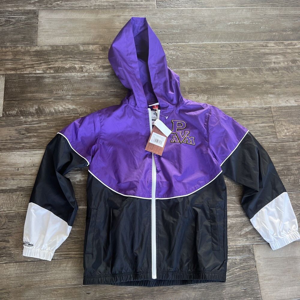 Prairie‎ View A&M University Mitchell & Ness  Jacket Youth Windbreaker Coat